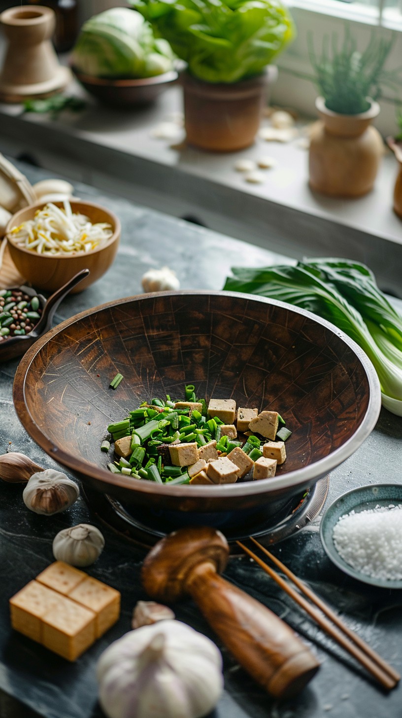 锅里的麻辣豆腐图片