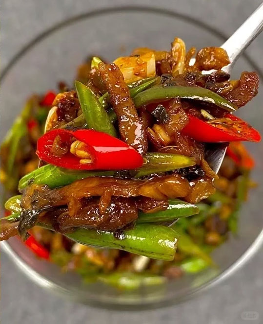 四季豆外婆菜的做法