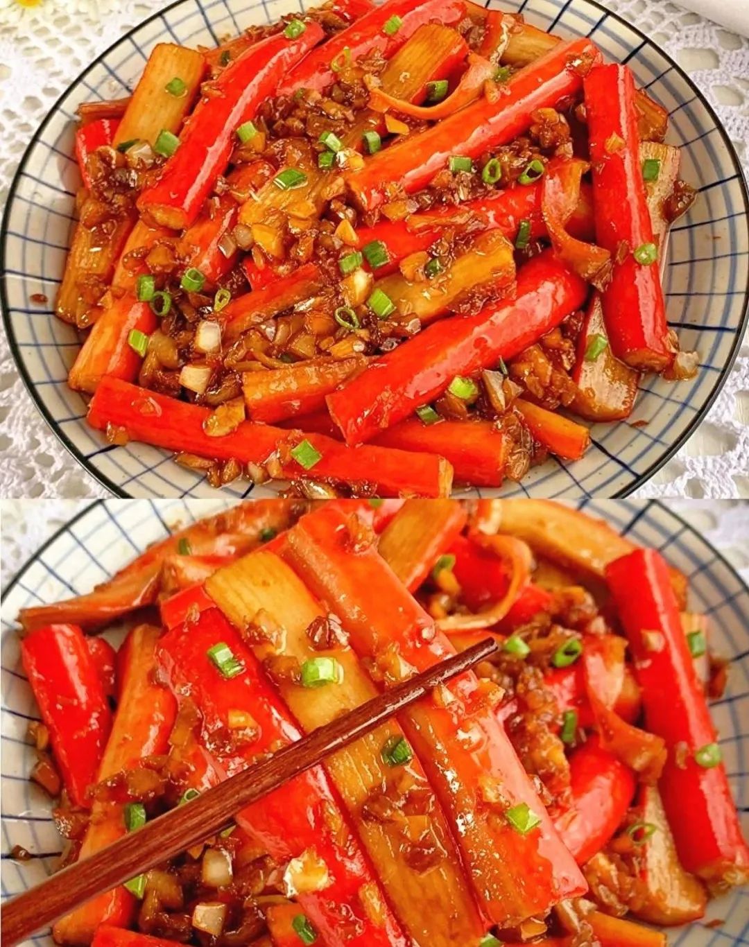 蒜香蟹柳棒的做法