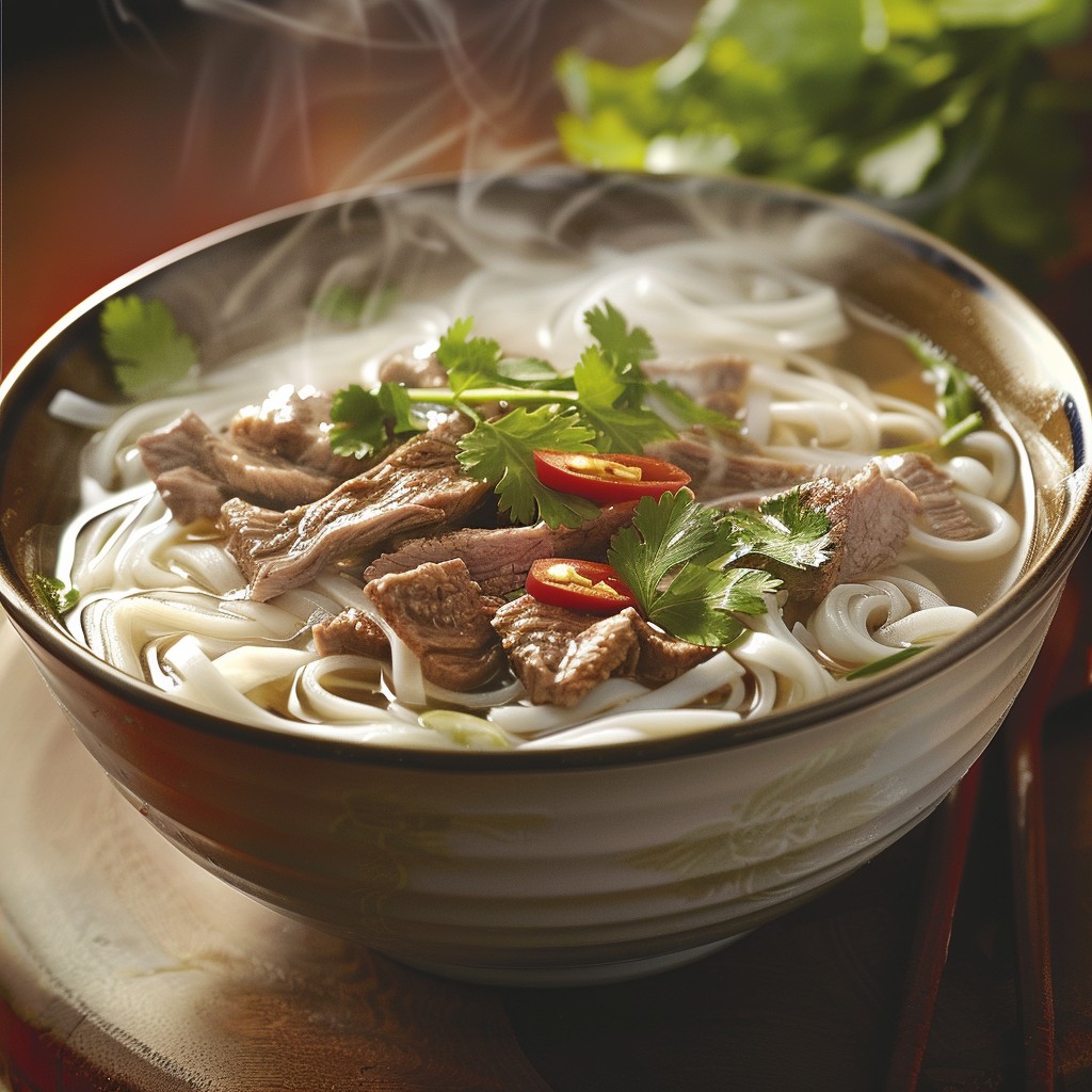 牛肉河粉图片