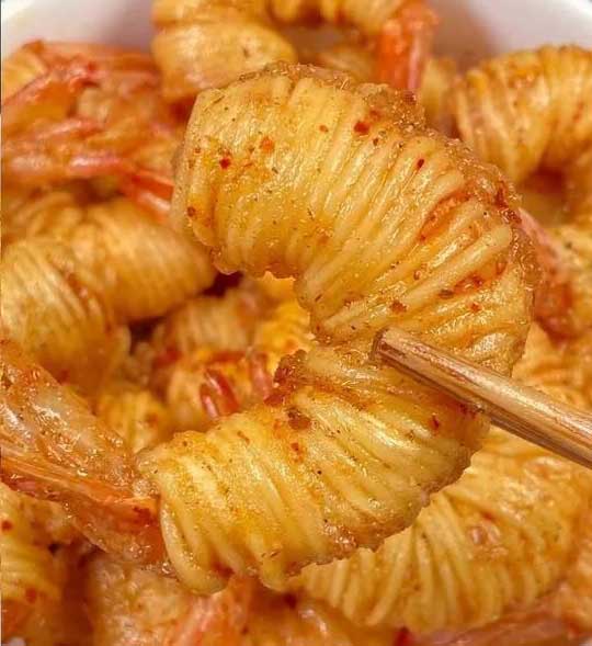 腰缠万贯虾的做法