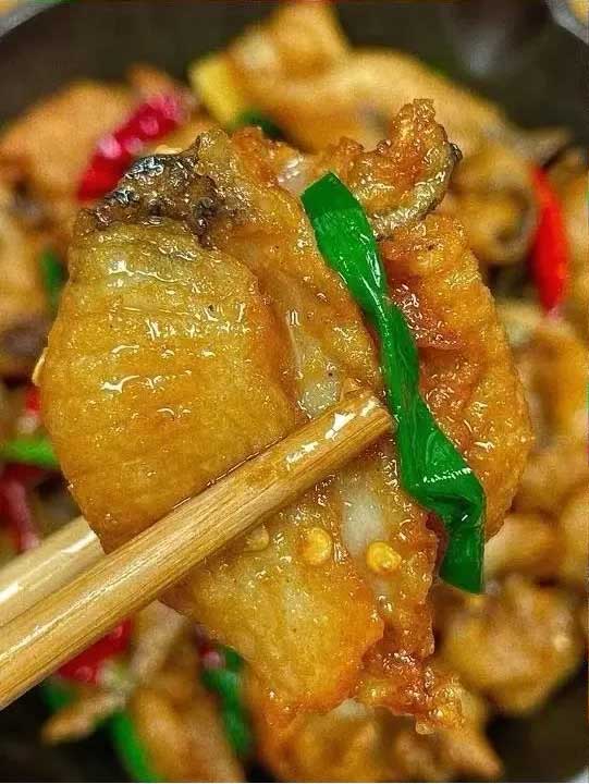 香辣鱼片的制作方法