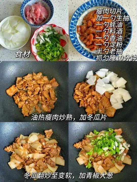 青椒炒肉片的制作方法