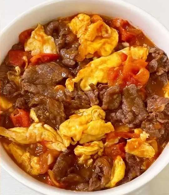 鸡蛋炒牛肉的做法