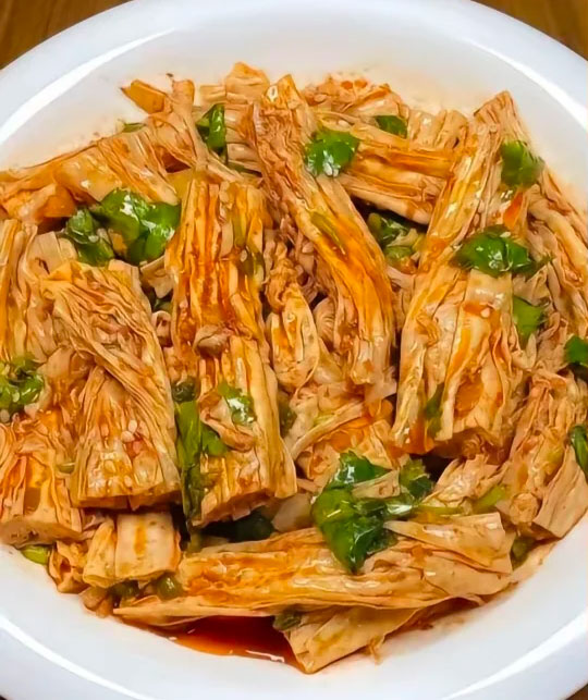 凉拌豆腐皮的做法家常简单