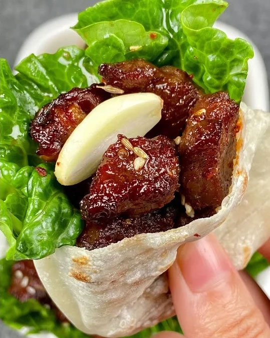 孜然牛肉口袋饼的做法
