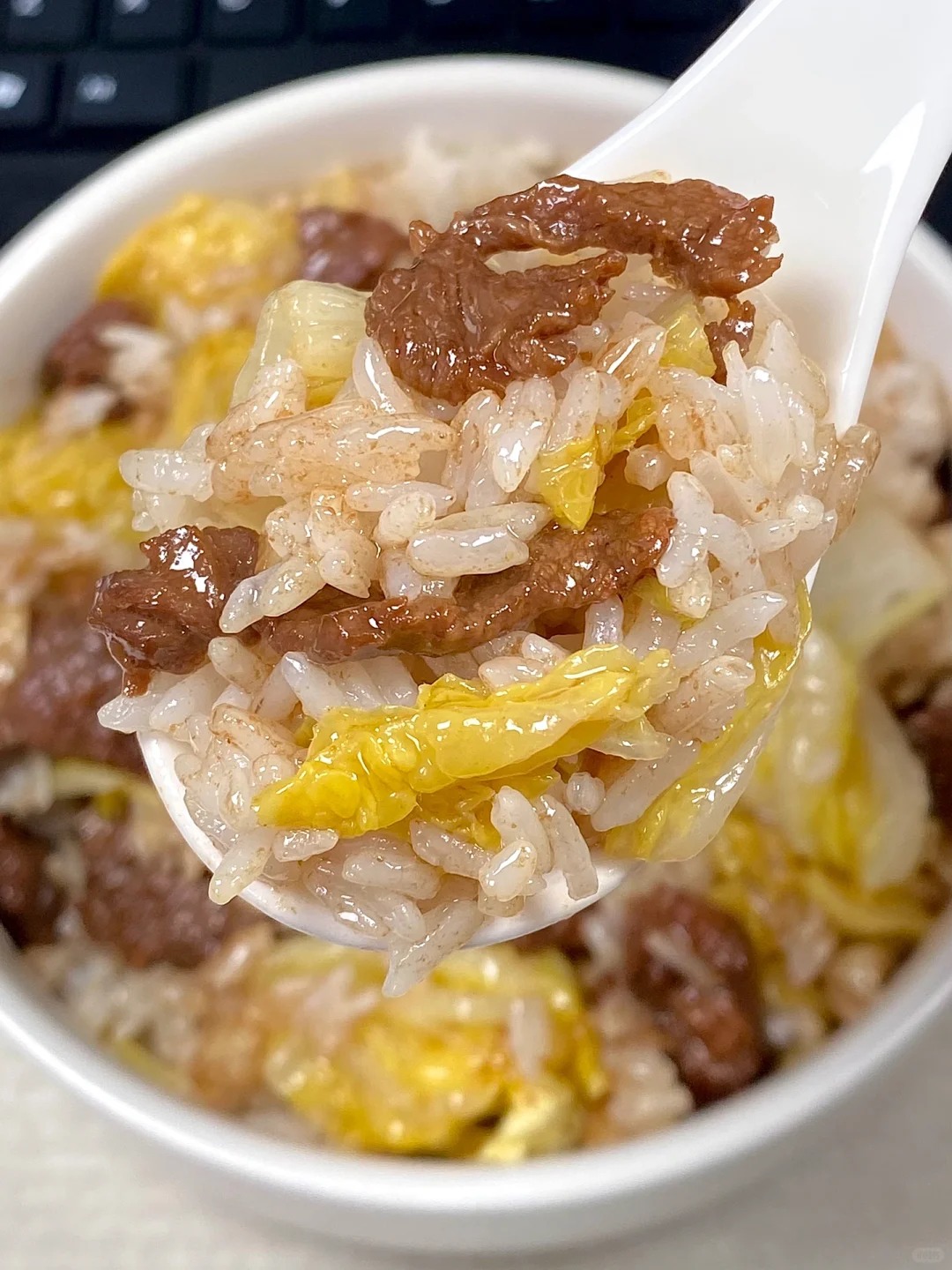 牛肉娃娃菜拌饭的做法