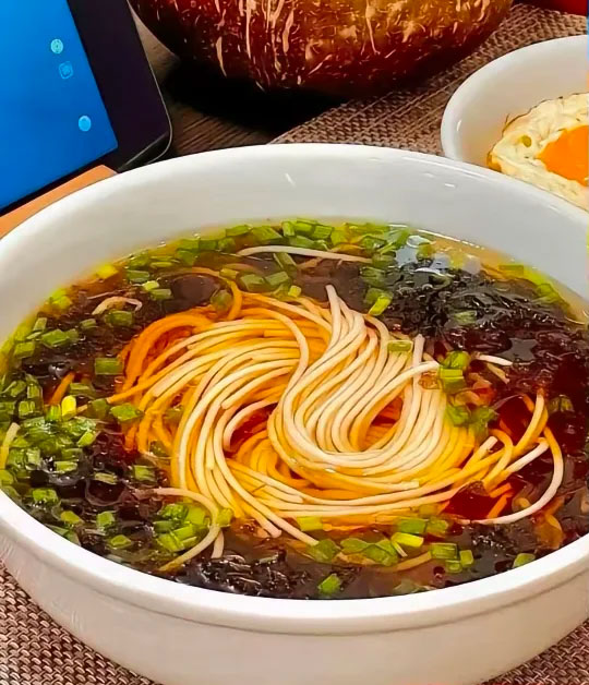 紫菜清汤面的做法