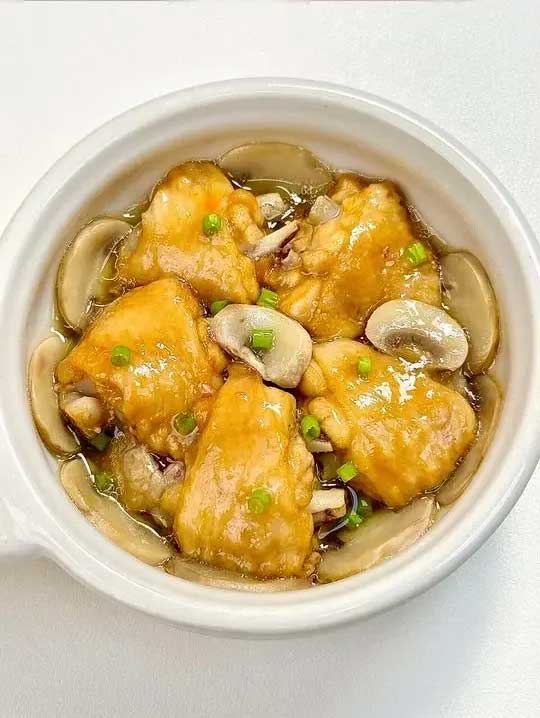 口蘑蒸鸡翅的做法