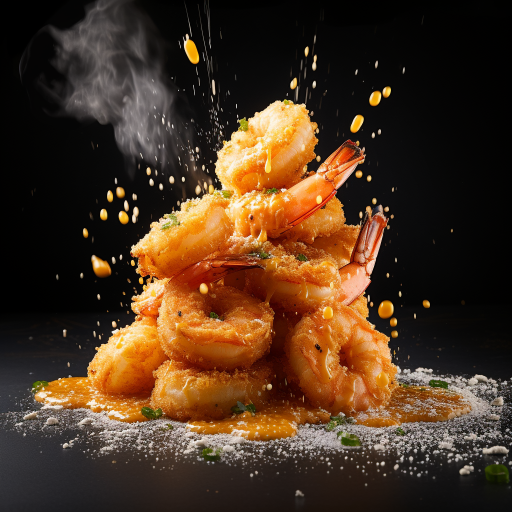 虾炸玉米饼