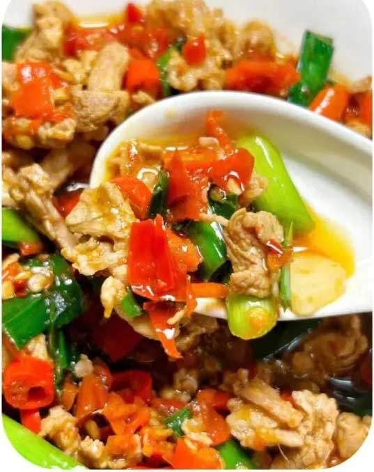 剁椒炒肉的做法