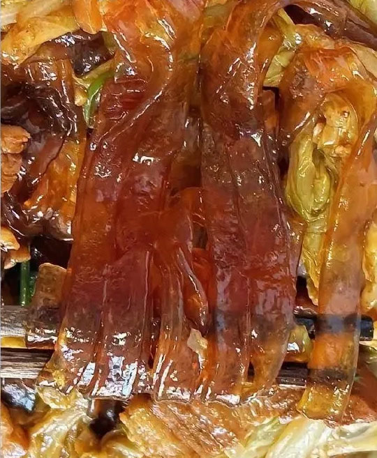 猪肉白菜炖粉条的制作方法
