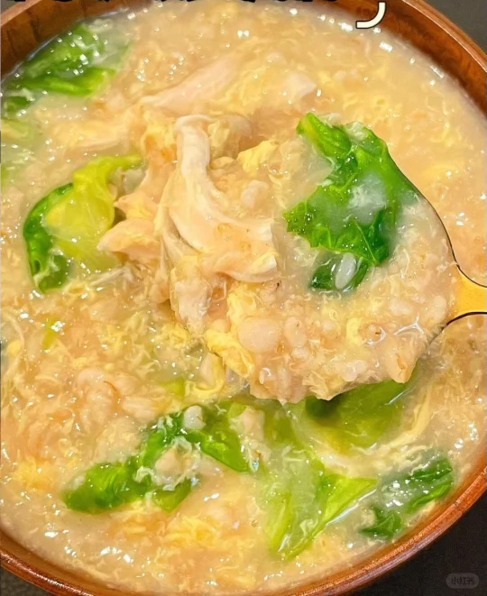 生菜鸡胸肉燕麦粥的做法