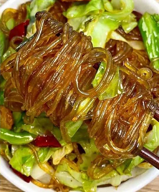 包菜粉丝的做法