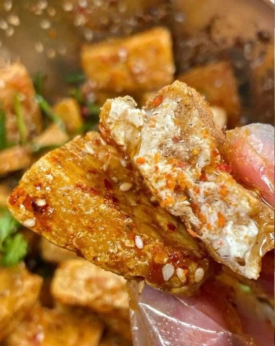 香辣脆皮豆腐的做法