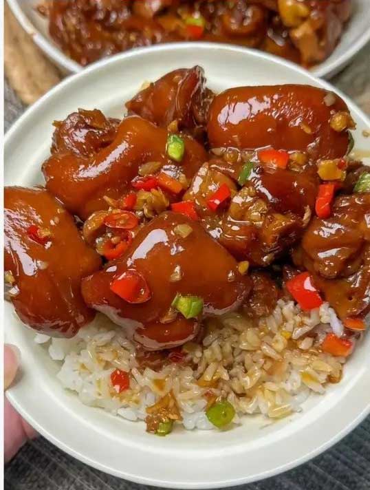 香辣猪蹄的制作方法