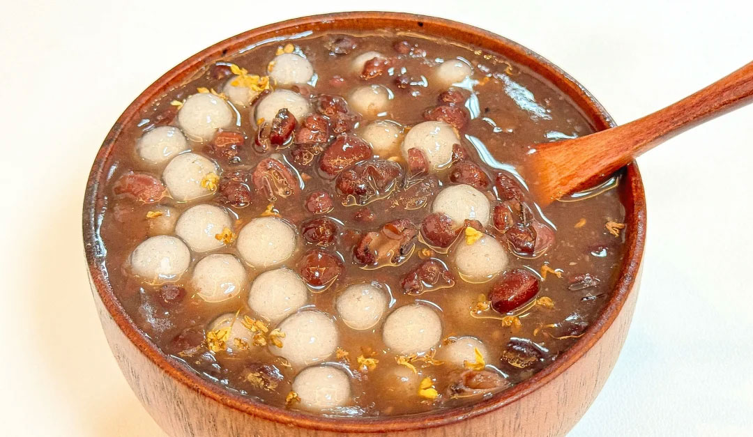 红豆圆子粥的做法