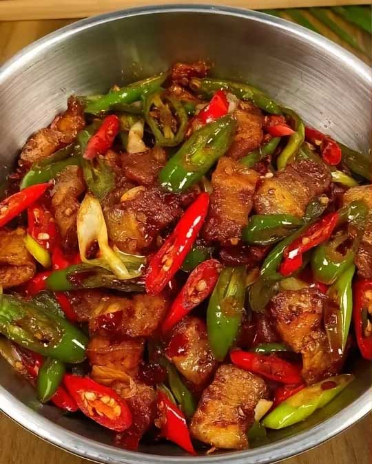 葱爆五花肉的做法