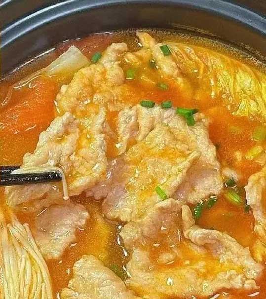 番茄滑肉的做法