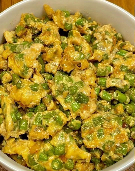 豆角炒鸡蛋的做法