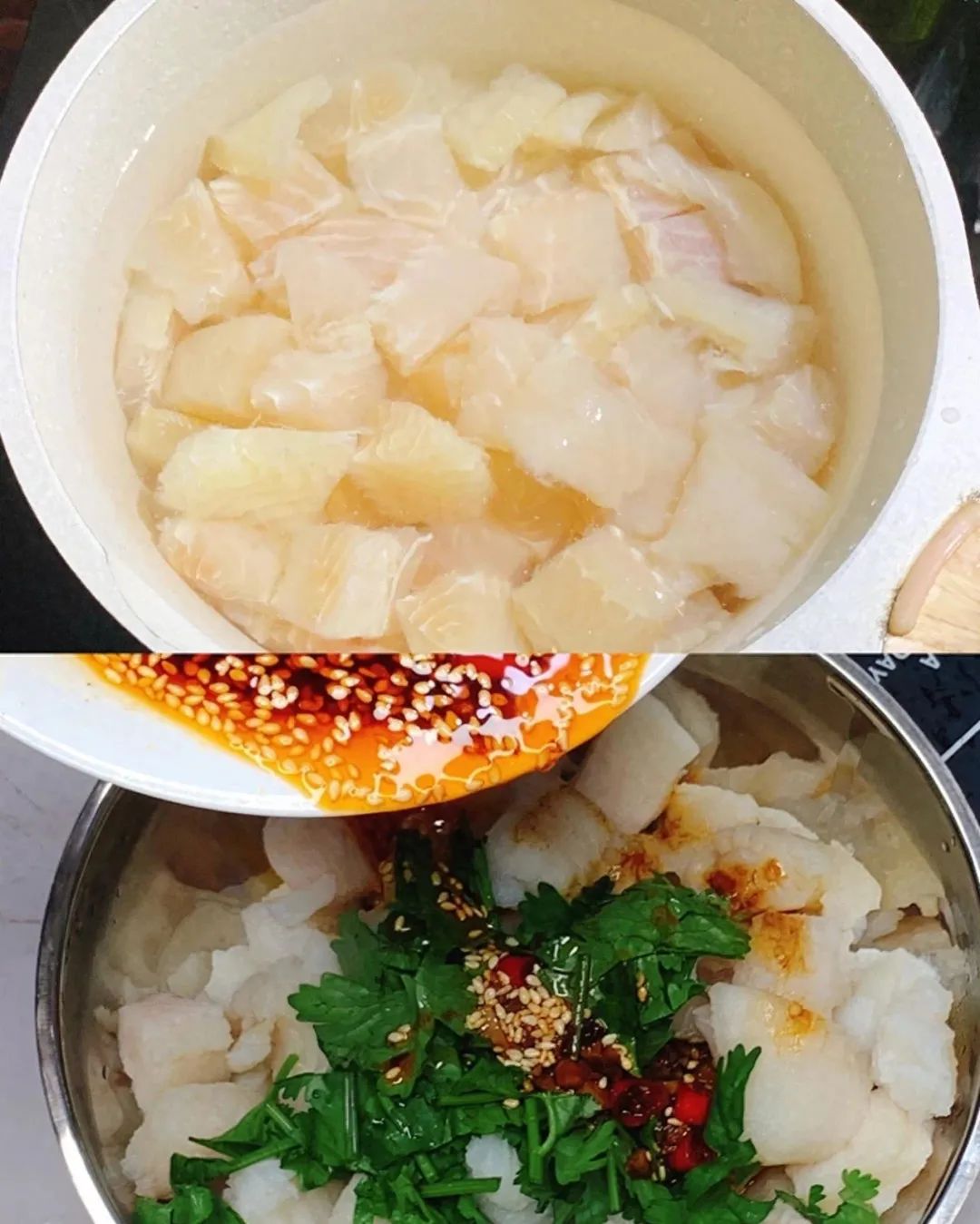 酸辣巴沙鱼的做法