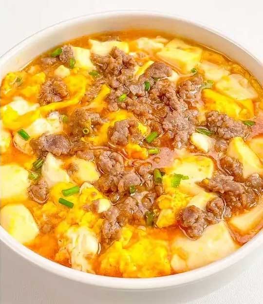 豆腐肉末的做法