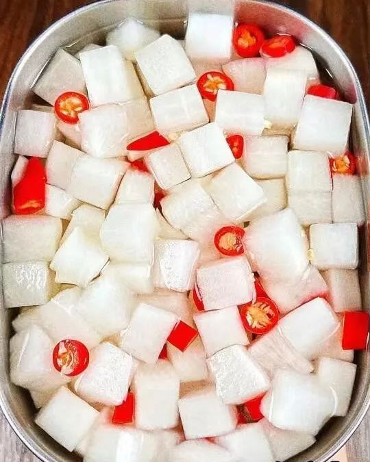 酸辣腌萝卜的做法