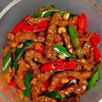 鲜椒炒牛肉的做法