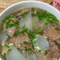 牛腩萝卜汤的做法