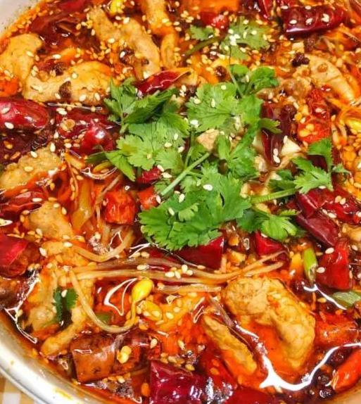 麻辣水煮肉片的制作方法