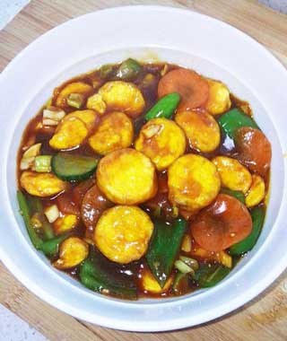 红烧日本豆腐的做法，香滑可口，超下饭