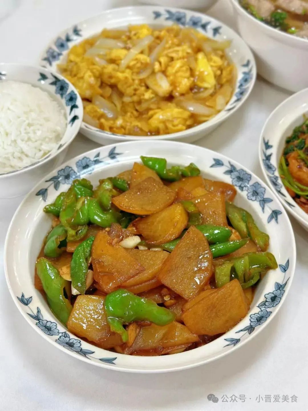 青椒炒土豆片的制作方法