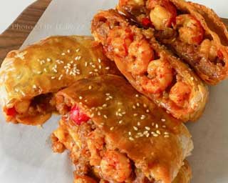 香辣龙虾酥饼的做法