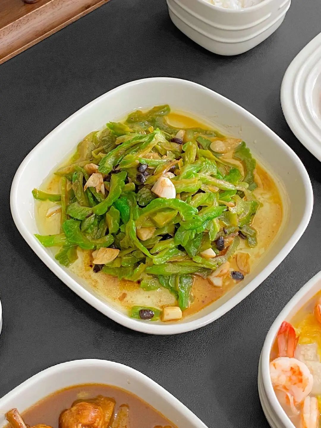 豆豉炒苦瓜的制作方法