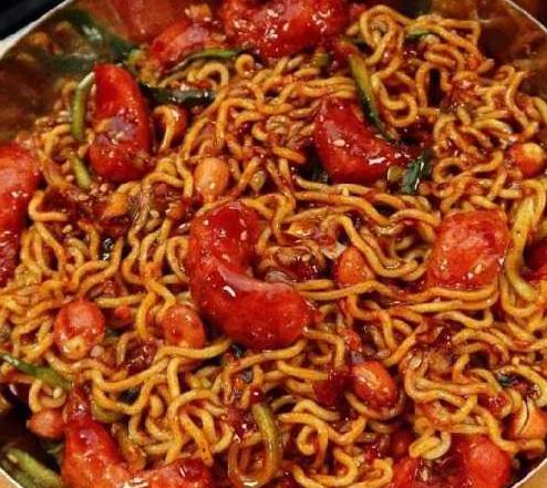 孜然拌面的制作方法