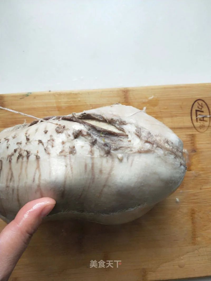 猪肚包鸡汤的做法