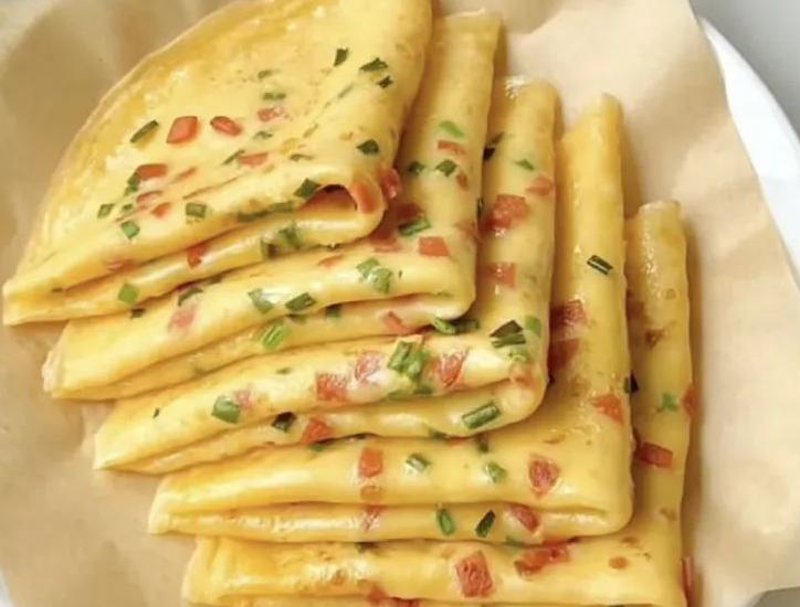香葱火腿鸡蛋饼的做法