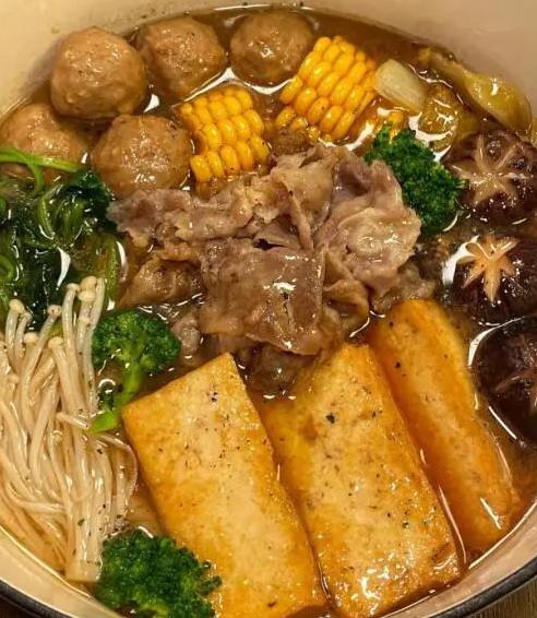 肉丸肥牛火锅的做法