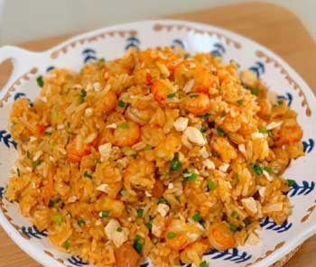 小龙虾炒饭的做法