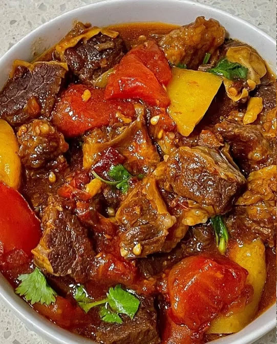 土豆炖牛腩的制作方法