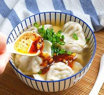 酸汤水饺的做法