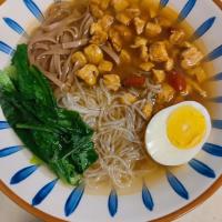 低脂版陕西岐山臊子面的做法，鸡胸肉和魔芋丝的花式吃法！加上臊子汤绝了～