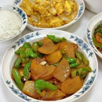 青椒炒土豆片的制作方法