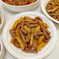 牛排炸土豆条的做法
