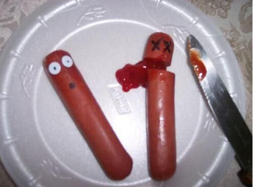 美食界不缺搞笑B。