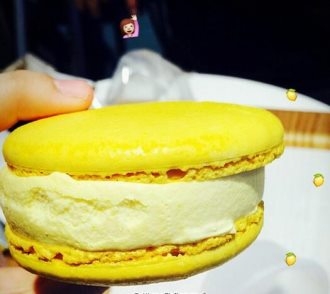 芒果味的马卡龙 马卡龙芒果干饼酸奶棒