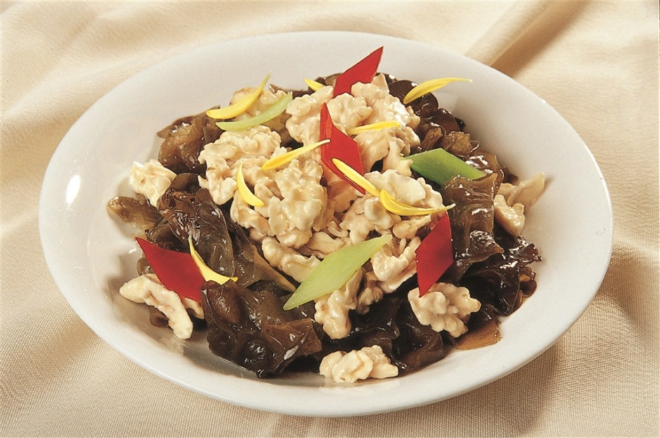 桃仁凉菜图片大全 三色桃仁凉菜的做法