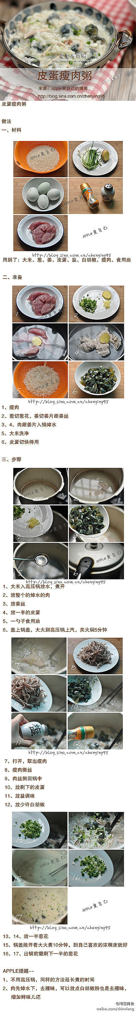 皮蛋瘦肉粥的详细做法大全 皮蛋瘦肉粥的家庭做法视频