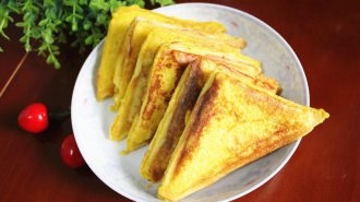 三明治西餐美食 三明治西餐的做法
