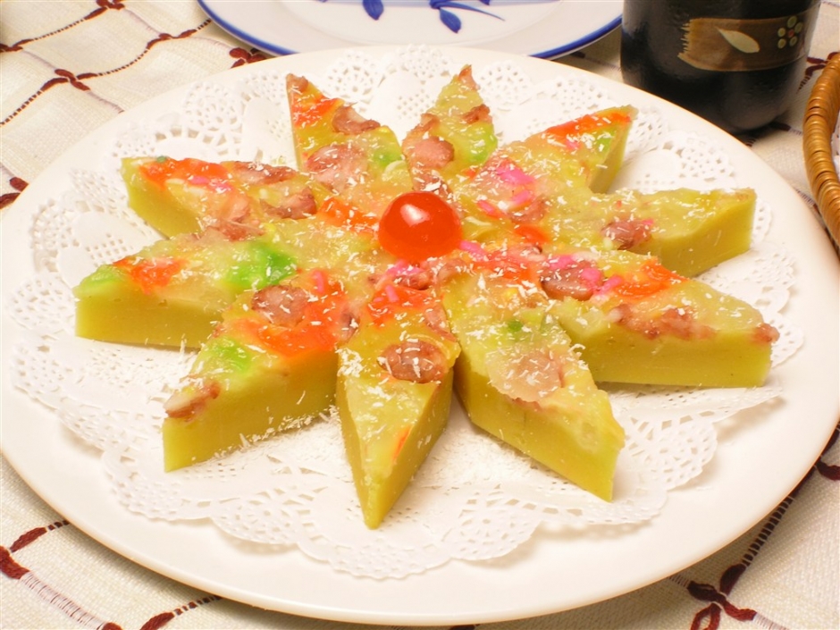 海南斑斓糕做法 椰蓉糕